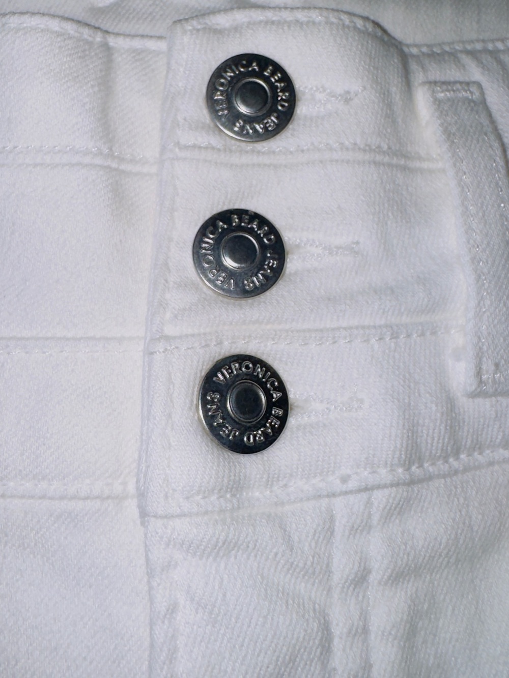 Veronica Beard White Giselle Flare Jeans High Rise Size 26 NWT - Picture 9 of 14